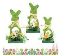 Decoración de conejo - Decoración de cable impermeable para exposición con larga duración, conejo de Pascua - Para vacaciones de primavera, familia, amigos, estudiantes, hombres, mujeres, hogar