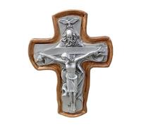 Decoración de Cruz de Pascua - Señal de Cruz de Pared de Resina para celebración, Adorno de Oficina Religiosa con función Decorativa, decoración de Vacaciones para jardín, Porche, Dormitorio