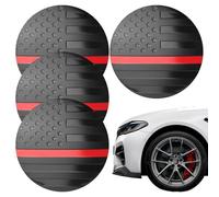 Decoración de cubierta central de llanta de automóvil, cubierta de bandera de aleación de aluminio, calcomanías para rueda de vehículo, calcomanías para expresar sentimientos patrióticos para camiones