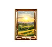 Decoración de cubierta de panel eléctrico, pintura para colgar en la pared con soportes hidráulicos, panel de disyuntor oculto, pintura decorativa, marco de aleación de aluminio