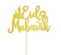 Decoración de Cupcake de Mubarak de musulmanes,Hajj Mubarak Tarta Decoracion Cake Topper Accesorios