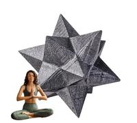 Decoración de, decoración de Estatua de Piedra de Sagrado, Adornos Naturales pulidos, compañero de exhibición para relajar la meditación y la Lectura