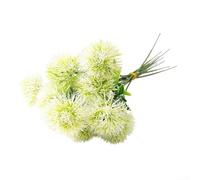 Decoración de diente de león de simulación perfecta para el hogar creativo y el estilo de eventos (C 126 blanco)