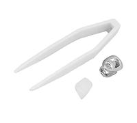 Decoración de Dientes de Hip Hop, 2 Colores Diferentes Latón de un Diente de Hip Hop para Fiesta de Halloween para Desfile de Moda de Hip Hop para Regalo de Cumpleaños para Concierto(Plata)