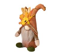 Decoración de duendes de Acción de Gracias - muñeca pastoral de de maíz, adorno de mesa ocasional | Cosecha de entrada de bienvenida calentada, centro de banquete vintage para el dis