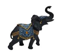 Decoración de elefante para el hogar - Decoración moderna para escritorio de resina | Figuras decorativas pequeñas escultura elefante | Para interiores dormitorio de salón, entrada, oficina