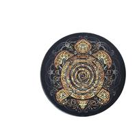 Decoración de Escritorio de Tambor alquímico de Luna Hecha a Mano Herramienta de meditación Espiritual Instrumento de curación para musicoterapia y relajación(Abstract)