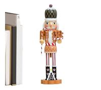 Decoración de especias, figuras de decoración festivas para mesa, alféizar de la ventana, chimenea, estante Celebre la temporada con decoraciones en un diseño clásico de soldado de color pai