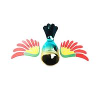 Decoración de espejo retrovisor de coche, divertida dinámica impulsada por el viento, simulación de pájaro, decoración de motocicleta, para salpicadero, casco, viajes, camión, automóvil, SUV