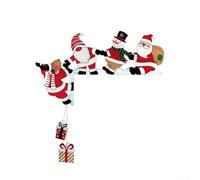 Decoración de esquina de Navidad de madera perfecta para difundir la alegría navideña en tu hogar (izquierda)