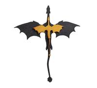 Decoración de estantería con dragón, sujetalibros de fantasía, sujetalibros de Madera con dragón para Amantes de la Lectura, lectores y Aficionados a los Dragones