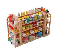 Decoración de estantería de muñecas en Miniatura - Expositores de Muebles Falsos, estantería para Guardar Espacios pequeños | Novedad Juego de ficción para Sala de Estar Dormitorio de Accesorio