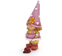 Decoración de estatua de jardín de gnomo, estatuas tradicionales y divertidas de resina en miniatura, decoraciones de jardín para patio, césped, porche Kink-au