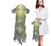 Decoración de farol de medusas,Lámpara hecha a mano con forma de criatura marina - Luces ambientales, iluminación decorativa para de cumpleaños con tema del océano bajo el mar