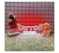 Decoración de fiesta con letrero de neón Letrero Led De Neón Para Tatuaje, Letrero Para Tatuaje, Decoración De Arte De Pared Tattoo Studio Luces De Neón Alimentadas Por USB Regulable(C,18cmx40cm)