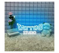 Decoración de fiesta con letrero de neón Letrero Led De Neón Para Tatuaje, Letrero Para Tatuaje, Decoración De Arte De Pared Tattoo Studio Luces De Neón Alimentadas Por USB Regulable(E,23cmx50cm)