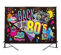 Decoración de Fiesta temática de los años 80, telón de Fondo Retro Hip Hop, Graffiti, sesión de Fotos, Suministros de Fiesta temática de los años 80 (180 x 110cm)