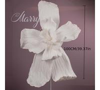 Decoración de Flores de Papel Gigante para y Compromisos - Arreglo Floral Elegante de Plástico, para Decoración del Hogar y