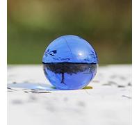 Decoración de fotografía de esfera de lente de bola de cristal de color de 30 mm-blue_30mm