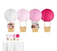 Decoración de globo, centro de mesa en globo aerostático - Centro de mesa de azúcar en a,Caja de dulces creativa para niños para Navidad, reuniones familiares