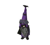 Decoración de Halloween al aire libre, decoración de Halloween, capa de duende, muñeca sin rostro, gnomo, figura enana, adorno de escritorio nocturno para habitación, sala de estar, estatuas pequeñas