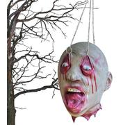Decoración De Halloween Al Aire Libre - Prop Horror Realistic, Resistente A La Intemperie, Facial Espeluznante, Pieza Ligera, Configuración De Bruja | Disposición De Miedo