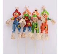 Decoración de Halloween Centro Comercial Bar KTV de pie Calabaza Decoración Horror Lindo Pastoral Espantapájaros Escenario Diseño Práctico