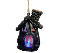 Decoración de Halloween encendida - Casa embrujada iluminada de Halloween | 3.15x2.56x4,33 Pulgadas Iluminación gótica de Calabaza Ornamento de Calabaza para la Interior del Pasillo de l