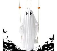 Decoración De Halloween Exterior Con Fantasma Fantasma Colgante Luminoso