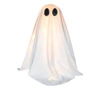 Decoración de Halloween Fantasma - Composición espectral luminosa, fantasma LED batería | Figura iluminada por cable con sensor luz tenue decoración casa jardín porche librería este