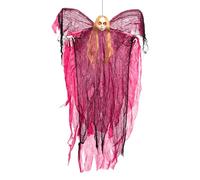 Decoración de Halloween fantasma de espeluznante - Accesorios de activados por voz para casa encantada, patio, jardín, dormitorio y terraza | Fantasma colgante interior y exterior para un