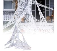 Decoración de Halloween para exteriores, decoración de Halloween, perforada, elástica, 3D, tres establos, para colgar en vientos fuertes sin caerse, material de arreglo de accesorios (clavos de tierra