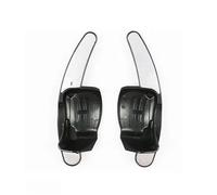 Decoración De Interiores Cubierta Extendida Para Palanca De Cambios De Volante Para VW CC Para Tiguan, Para Golf 6 MK6, Para GTI, Para Polo Para Seat R36 R(Plata)