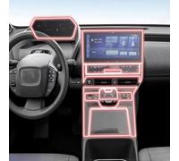 Decoración de interiores Película interior de TPU para coche, pantalla navegación, tablero instrumentos, consola central, película protectora antiarañazos, para Toyota bz4x estilo A 2022-2025