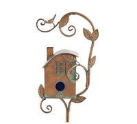 Decoración de jardín para exteriores, diseño de espiral, tamaño único