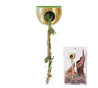 Decoración de jaula para moscas | Decoración magnética para tanque de reptiles - hábitat de moscas - acuario, paisaje de caja de cría, jugar, escalar, descansar, alimentar, tarántula, mantis y