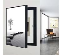 Decoración De La Cubierta Caja Del Medidor Eléctrico, Pintura Decorativa Pared For El Panel Interruptores, Distribución Creativa Oculta(A,50 * 70cm/19.7 * 27.6in)