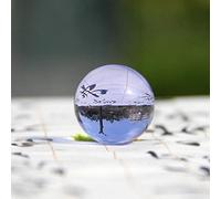 Decoración de la fotografía de la esfera de la lente de la bola de cristal del color de 30m m-púrpura_30mm
