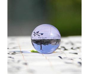 Decoración de la fotografía de la esfera de la lente de la bola de cristal del color de 30m m-púrpura_30mm