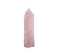 decoración de la habitación 1 unidad, 800g-3000g, puntas de cristal de cuarzo rosa Natural, varita de torre Fengshui for recuerdos de boda, hermoso cristal (Color : 1pc 1250g-1300g)