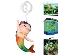 Decoración De La Manantial De Pescado, Adorno De Acuario Ajustable Flotante, Linda Estatua De para Juguetes De Pescado, Decoración De Acuarios Pequeños para Dormitorios, Hogar