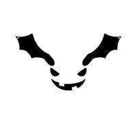 Decoración de la PUNPINA Bat - Kit No -Carve | Decoración de metal Halloween Decoración Halloween Productos de Vacaciones para Niños Adultos Fuera Fiesta de Otoño
