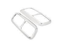 Decoración De La Tapa De La Garganta Del Tubo De Escape Del Automóvil Para Land Rover Para Range Rover Sport 2018 2019 2020(2018-2019)
