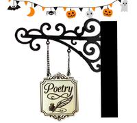Decoración de libros para estantería, Halloween para estanterías - Lectura para arte mural, librería, casa, escuela, Halloween