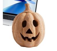 Decoración De Linterna - Jack O Lámpara Iluminada, Iluminación Especttral Sin Llama | Pantalla Exterior En Interior De Halloween, Acento Las Vacaciones A Batería Con Cara Luminosa La Fiesta