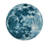 Decoración de luna fluorescente - Pegatinas de pared de luna, decoración de pared luminosa, calcomanía de pared de luna, calcomanías de pared de luna que brillan en la oscuridad, decoraciones de pared