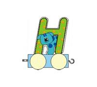 Decoración De Madera Letra H Con Ruedas 50x30x70mm NUEVO Cumpleaños