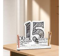 Decoración De Madera Para El 15º Cumpleaños, Regalo De 15 Años, Decoración Personalizada Para El 15º Cumpleaños, Regalo Para El 15º Cumpleaños, Decoración Especial Para Chicos Y Chicas De 15 Años