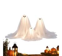 Decoración De Mesa De Fantasma Set Decorativo Espeluznante De 3 Piezas A