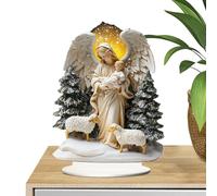 Decoración de mesa de Natividad - Madre Jesús, Centro de mesa cristiano de acrílico 2D, Decoración de mesa navideña, Cartel acrílico para exposición de religiosas | Decoracion